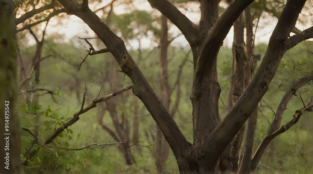 a giraffe that is sitting in the middle of a tree a giraffe that is sitting in the middle of a tree