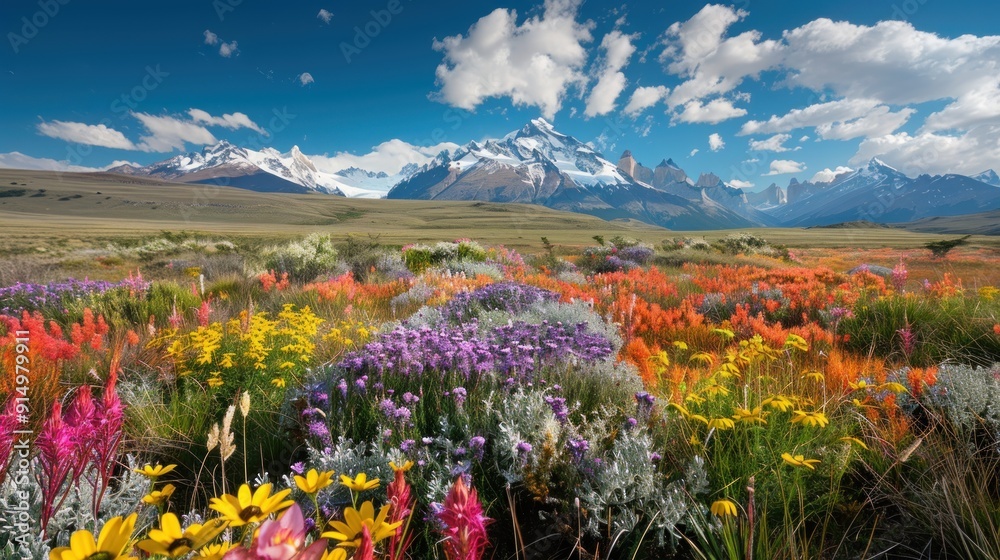 Obraz premium Wildflowers in Patagonia