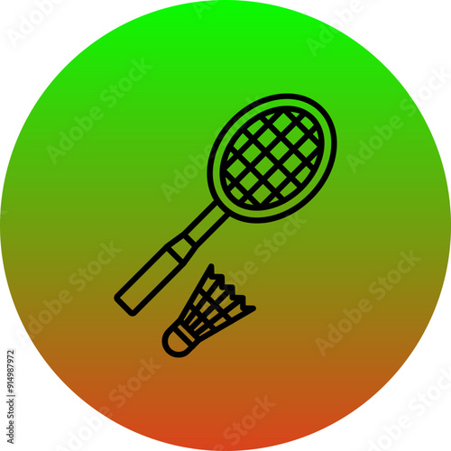 Badminton Icon
