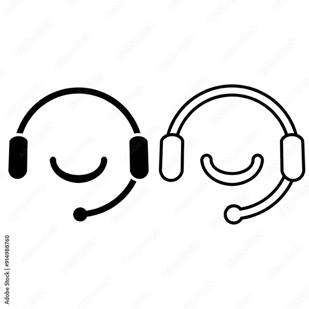 Headphones Logo can be used for company, icon, and others. Headphones Logo can be used for company, icon, and others.