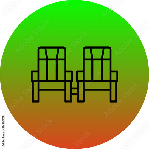Cinema seats Icon