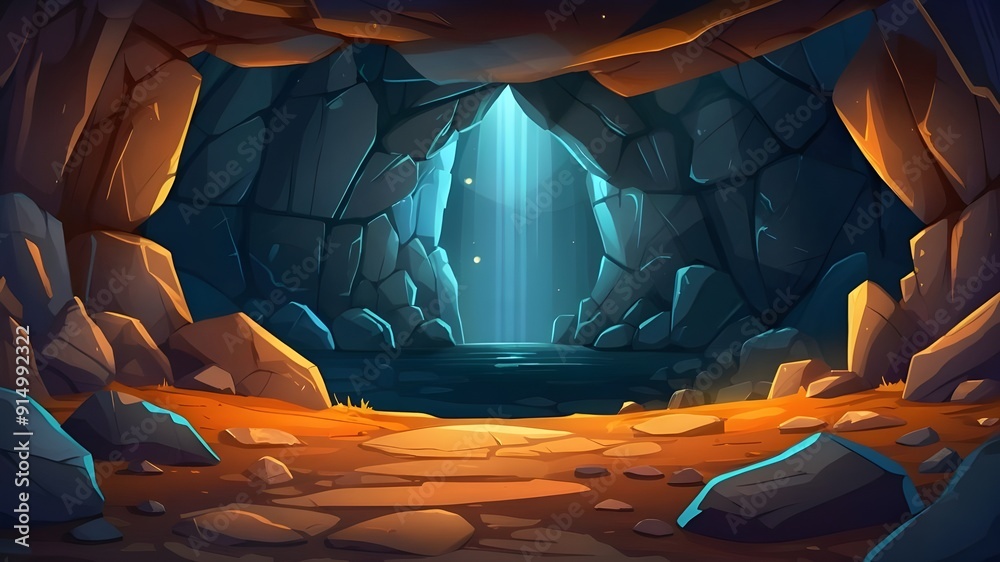 Obraz premium cave in the cave