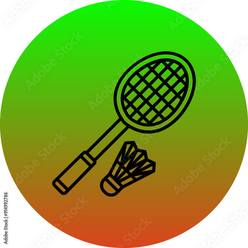 Badminton Icon
