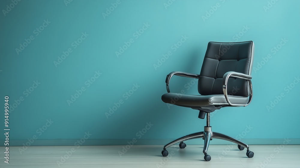 Empty Office Chair Waiting for Candidates - Hiring Concept Minimal Empty Office Chair Waiting for Candidates - Hiring Concept Minimal