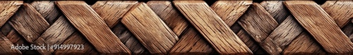Intricate Wood Weave Pattern with Natural Textures and Complex Design for Rustic Decor, Craftsmanship Features, and Furniture Design Concepts