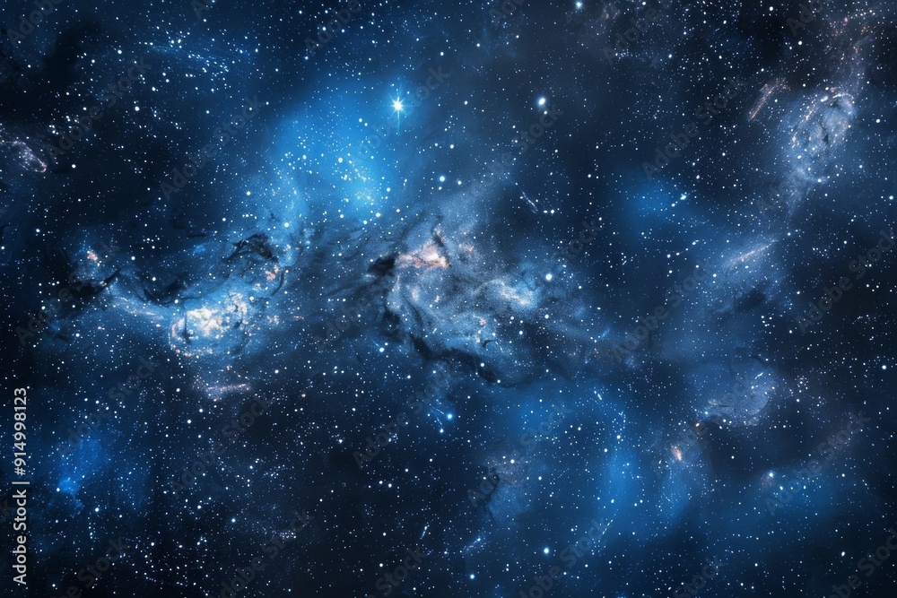Fototapeta premium Explore the universe's atmosphere featuring star clusters in an expansive layout