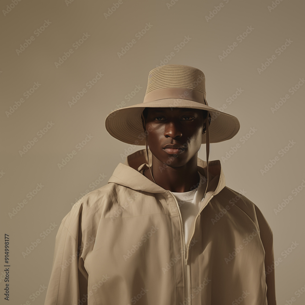 Casual streetwear fashion photoshoot featuring a black stylish man Casual streetwear fashion photoshoot featuring a black stylish man
