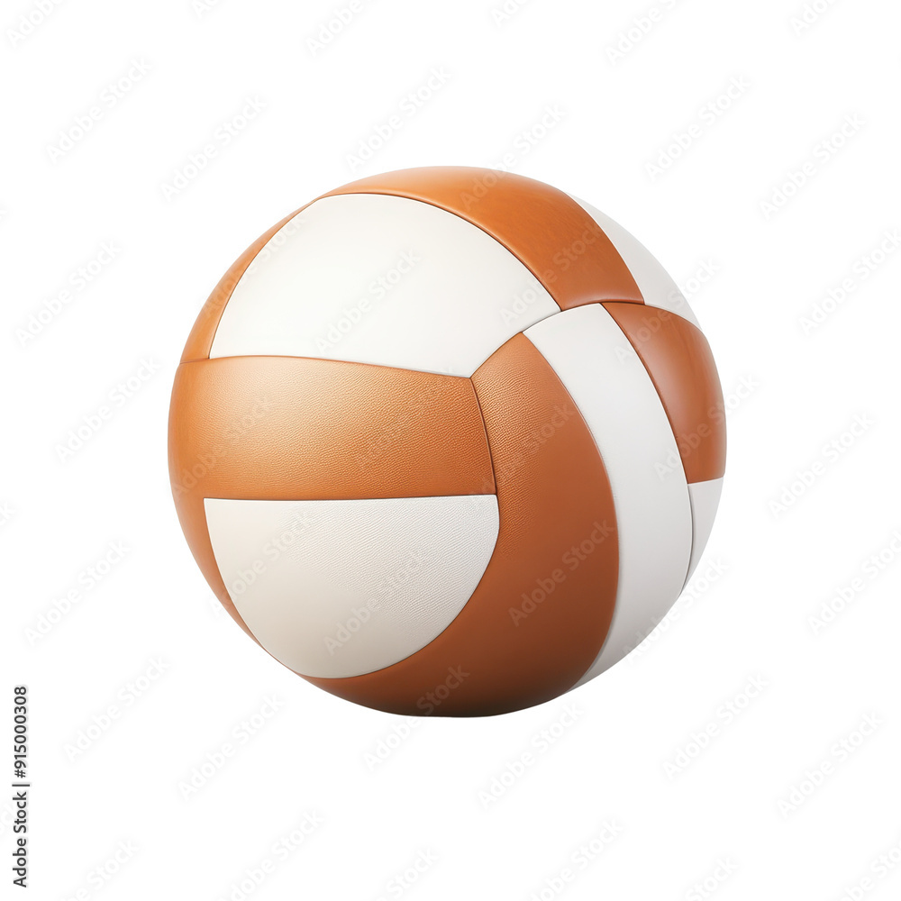 Close-up of a volleyball showcasing a detailed design with orange and white panels, perfect for sports-themed projects. Close-up of a volleyball showcasing a detailed design with orange and white panels, perfect for sports-themed projects.