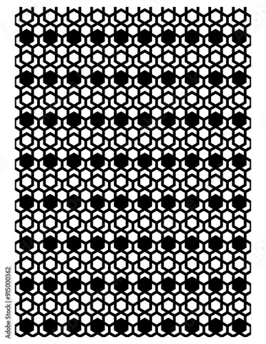 Octagone Arabic Pannel Vector Design