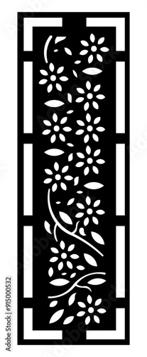 Vector Flower Pannel