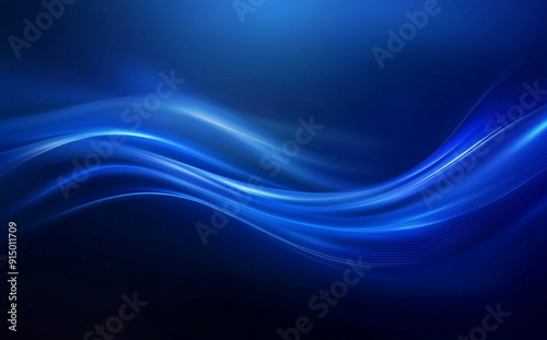 Abstract wave blue backgrounds with white stripe of foam modern design.