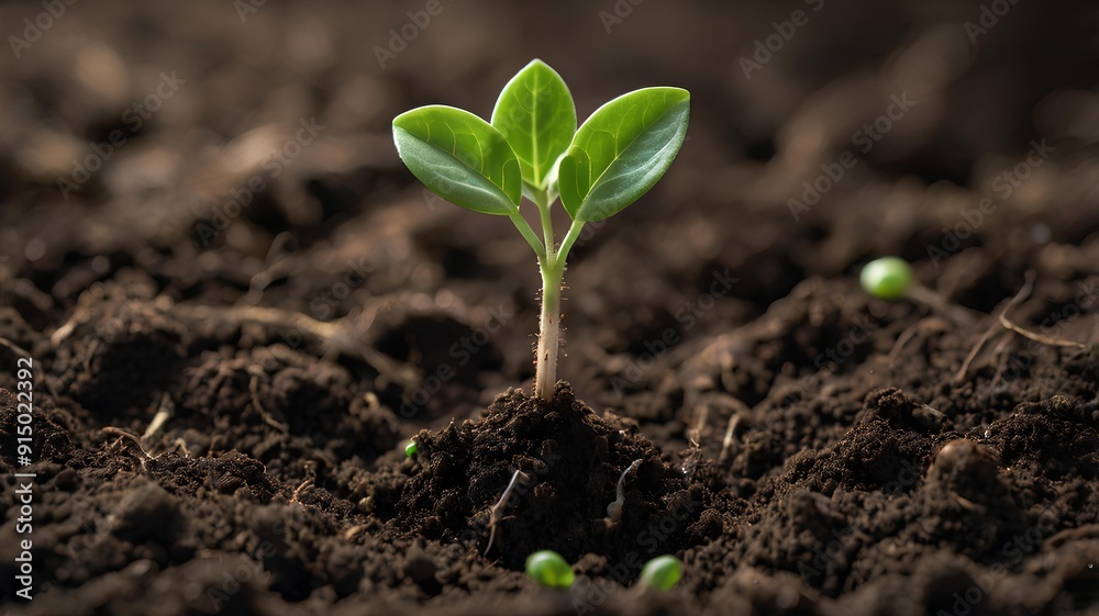 Fototapeta premium From Soil to Life: The Power of Nurturing Nature