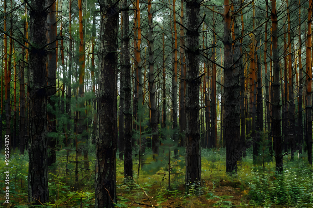 Pine Forest Background Image Pine Forest Background Image