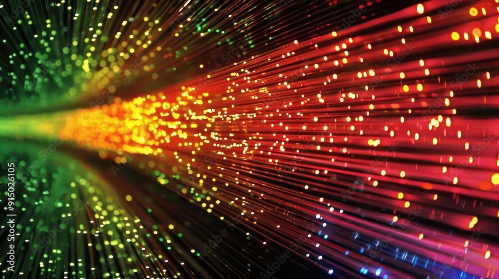 Fototapeta premium Latency: The lag time between sending a data transfer request and the beginning of the actual data transmission, affecting the speed and performance of communication systems. 