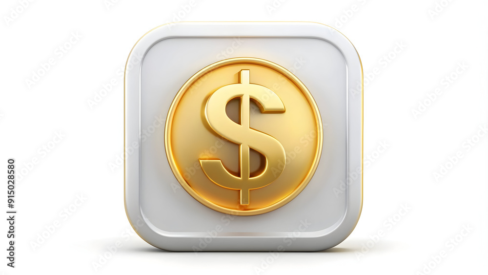 Realistic Investment Symbol on Blue Background for Business Plans and Financial Strategies - Stock Photo Concept Realistic Investment Symbol on Blue Background for Business Plans and Financial Strategies - Stock Photo Concept