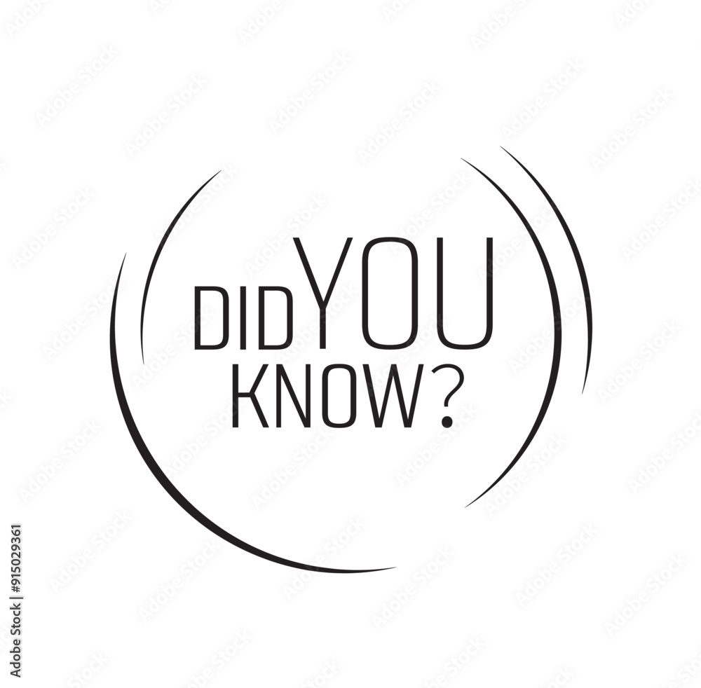 did you know did you know