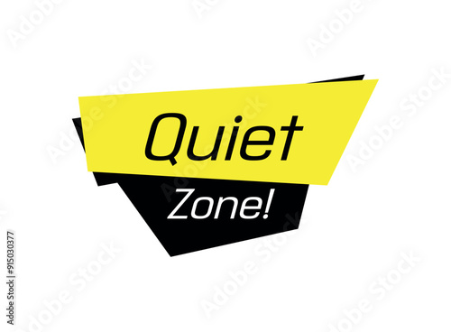 quiet zone text	
