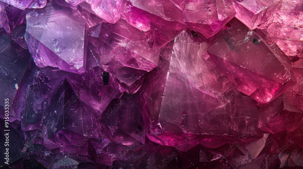 Close-up of Vibrant Red Rhodochrosite Crystals. Close-up of Vibrant Red Rhodochrosite Crystals.