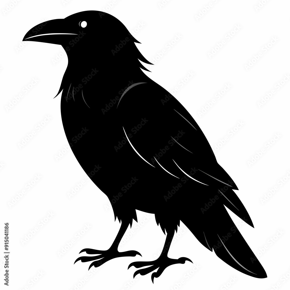 Raven Black silhouette Raven Black silhouette