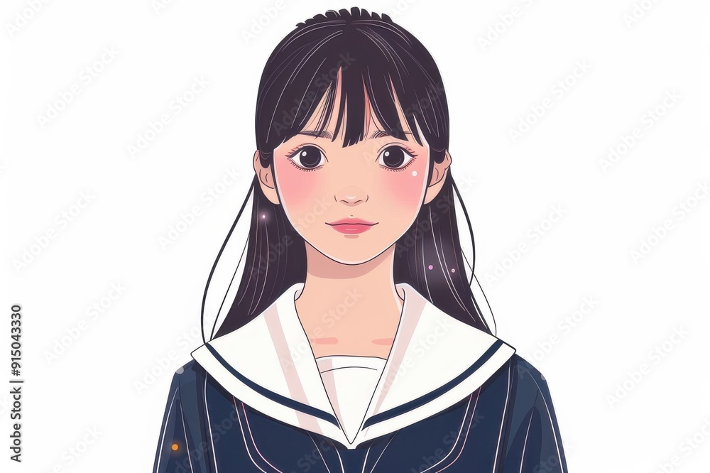 華やかな笑顔の女子高生のイラスト(高校生・中学生・若者・10代・卒業・入学・背景なし) 華やかな笑顔の女子高生のイラスト(高校生・中学生・若者・10代・卒業・入学・背景なし)