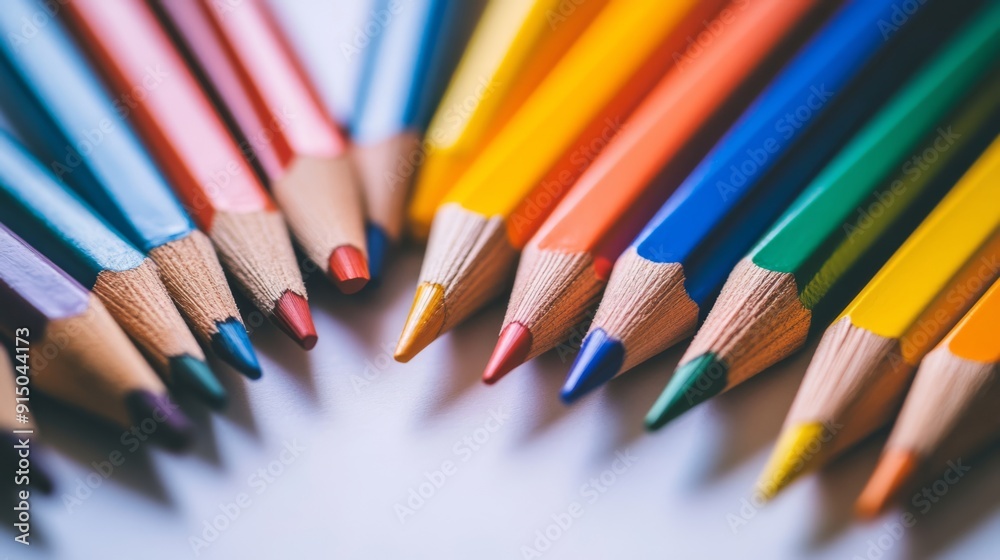 Back to School: Colored Pencils on Paper Back to School: Colored Pencils on Paper
