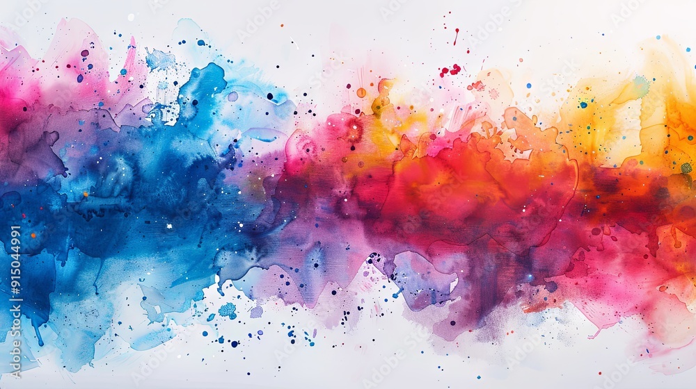 Abstract artistic watercolor splash background Abstract artistic watercolor splash background