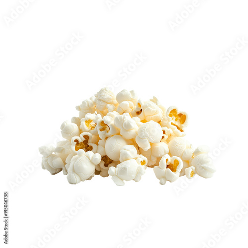 Heap of popcorn png.