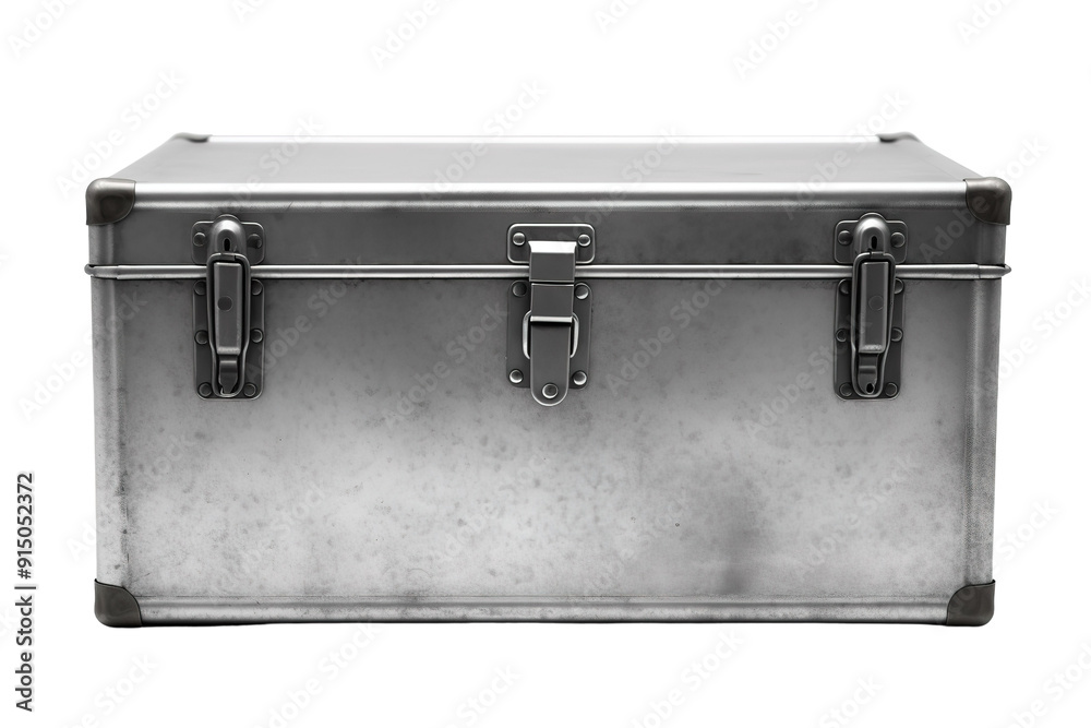 Exploring the Gleaming Silver Metal Storage Container in A Bright Room at Morning on Transparent PNG Background.. Exploring the Gleaming Silver Metal Storage Container in A Bright Room at Morning on Transparent PNG Background..