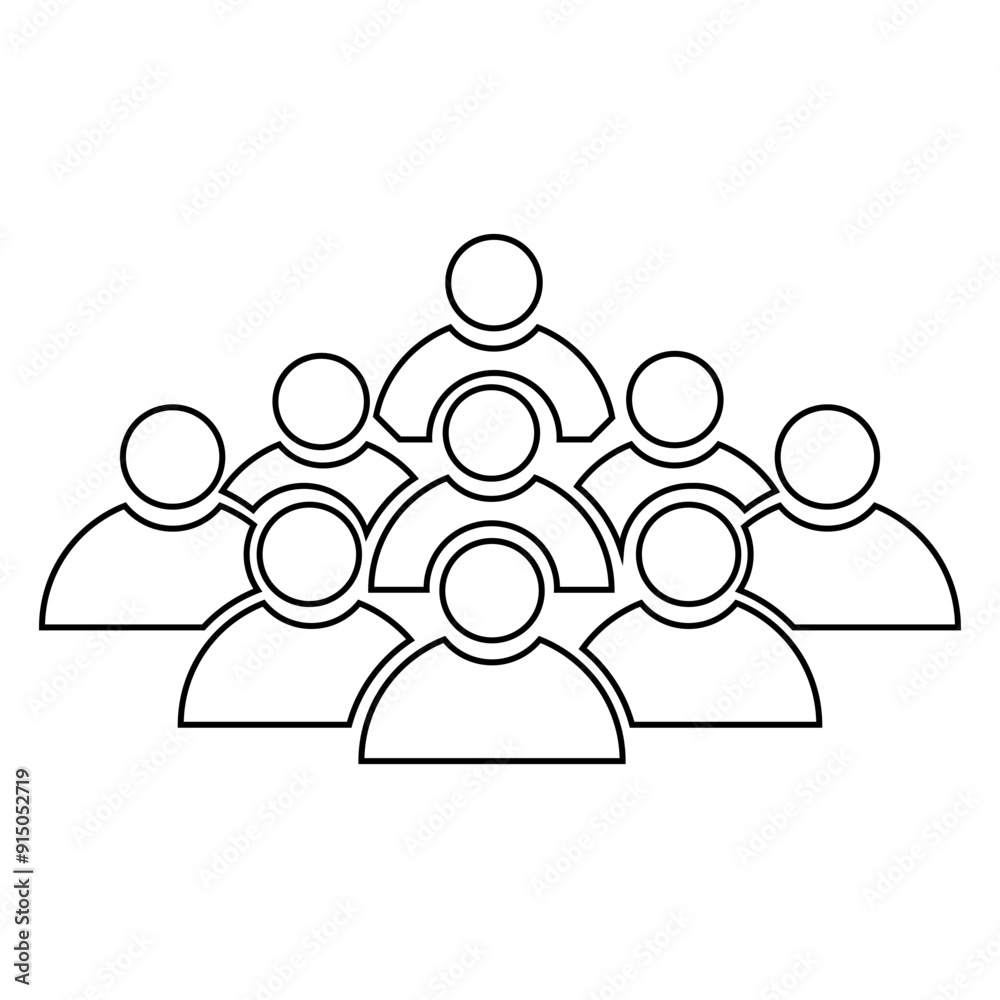 Team Icon, Simple Icon Vector Design, best used for presentation, application, web and banner Team Icon, Simple Icon Vector Design, best used for presentation, application, web and banner