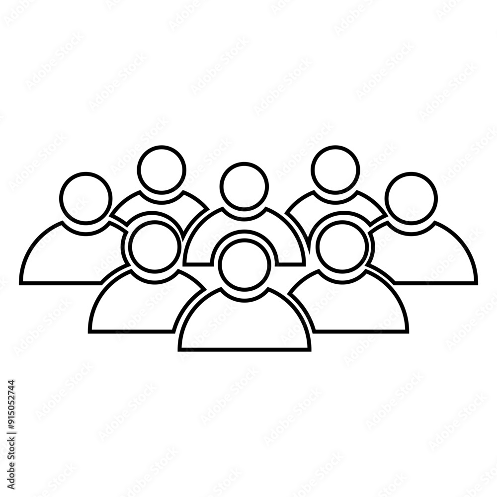 Team Icon, Simple Icon Vector Design, best used for presentation, application, web and banner Team Icon, Simple Icon Vector Design, best used for presentation, application, web and banner