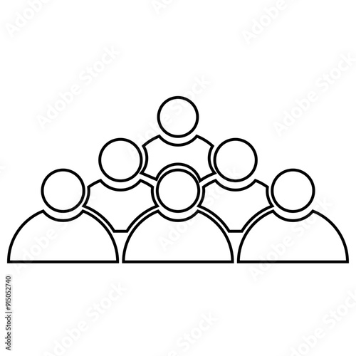 Team Icon, Simple Icon Vector Design, best used for presentation, application, web and banner