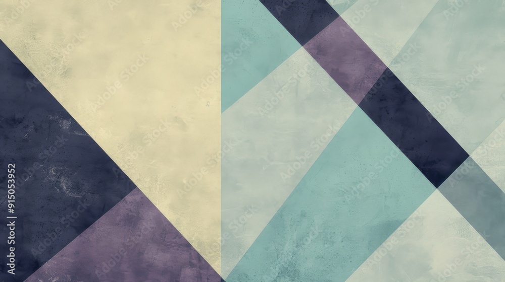 An abstract geometric design features intersecting shapes in muted tones of blue, purple, and beige, creating a modern and minimalist aesthetic. An abstract geometric design features intersecting shapes in muted tones of blue, purple, and beige, creating a modern and minimalist aesthetic.