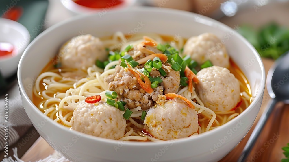 chicken noodle meatball or mie ayam semur egg chicken noodle meatball or mie ayam semur egg