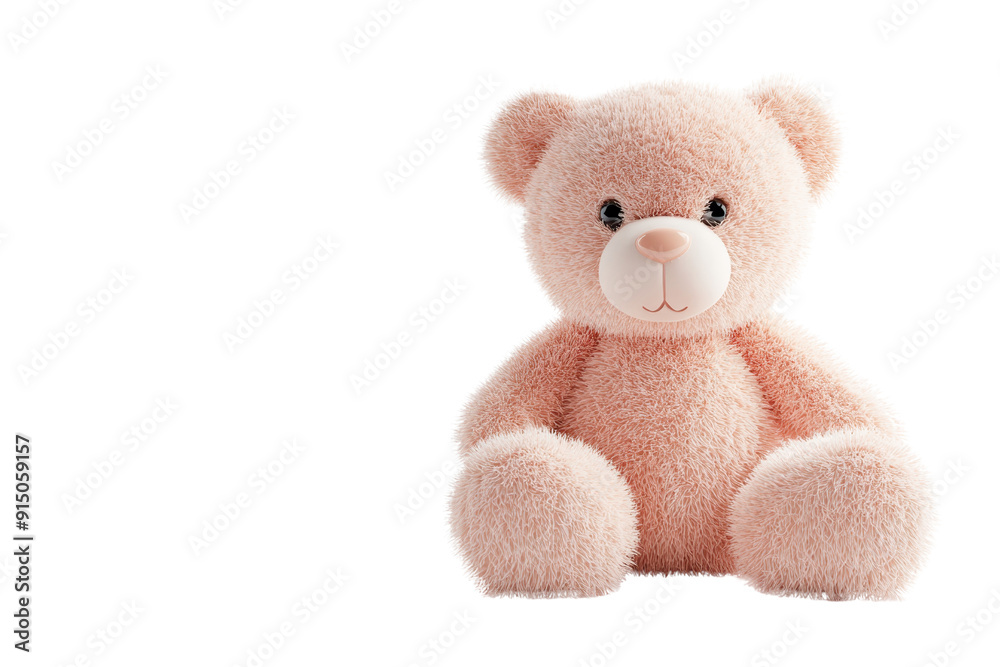 Cute soft pink teddy bear on transparent background. Perfect for children's gifts, decorations, or nurseries. High-quality plush toy for kids. Cute soft pink teddy bear on transparent background. Perfect for children's gifts, decorations, or nurseries. High-quality plush toy for kids.