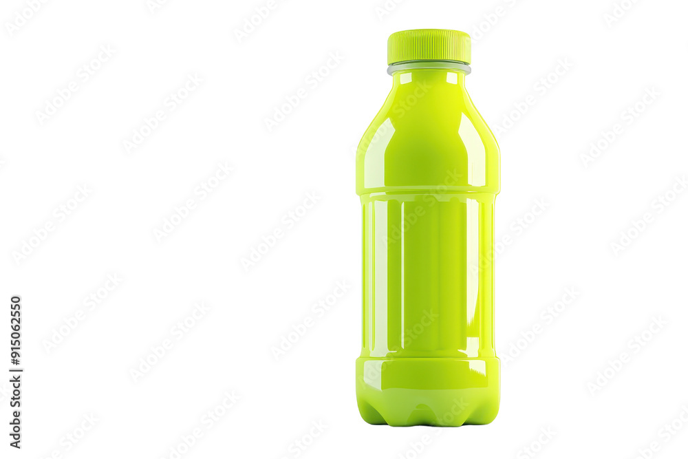 High-quality image of a vibrant green plastic bottle isolated on a transparent background. perfect for designs and packaging projects. High-quality image of a vibrant green plastic bottle isolated on a transparent background. perfect for designs and packaging projects.