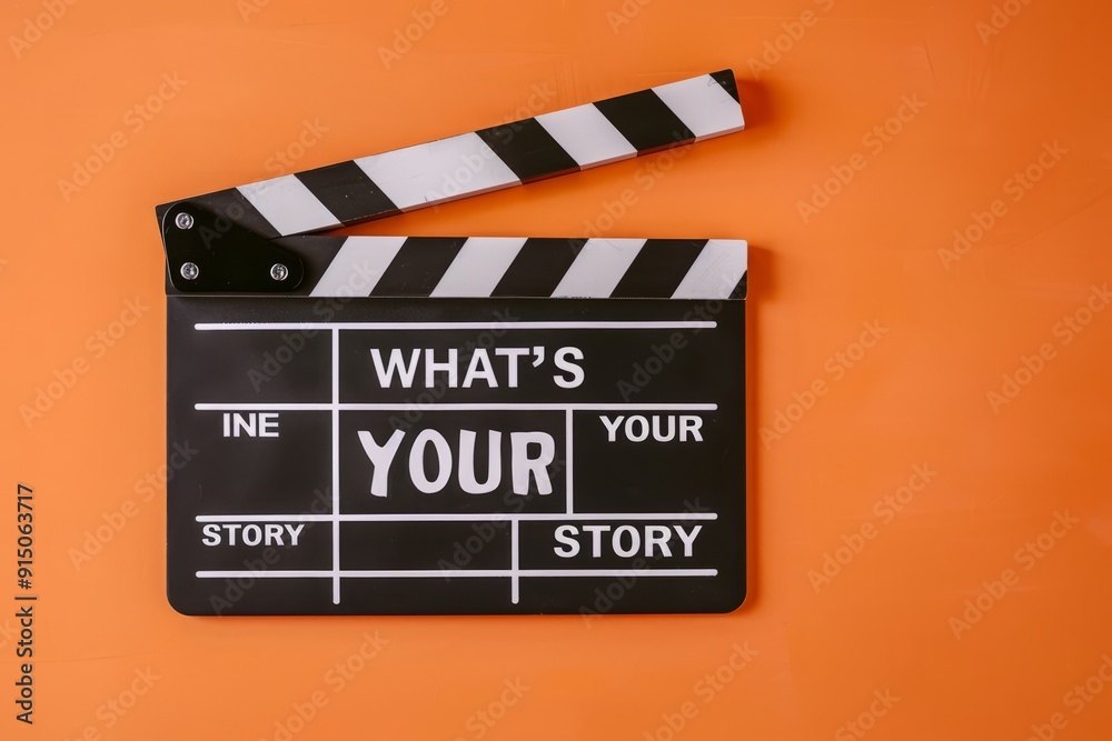 Naklejka premium movie clapper board