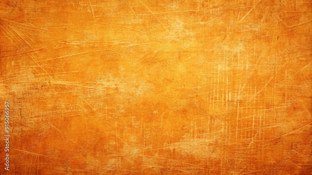 Fototapeta premium orange scratched textured paper background