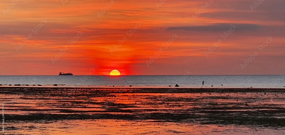 Naklejka premium 바탕가스