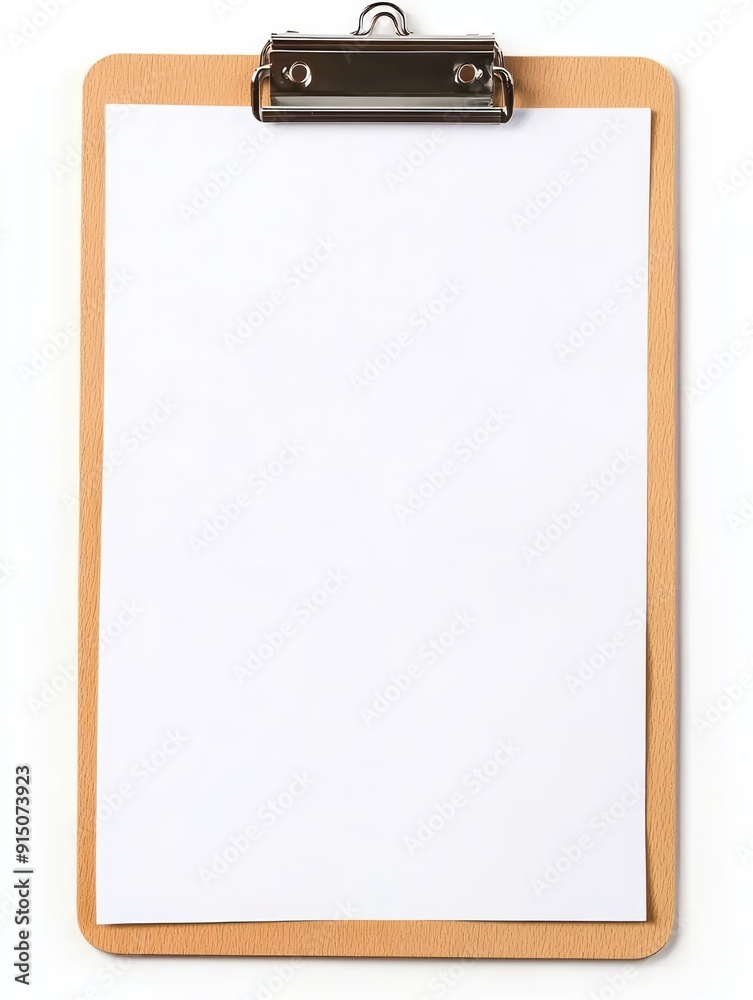 Empty clipboard on white background. Simple. Empty clipboard on white background. Simple.