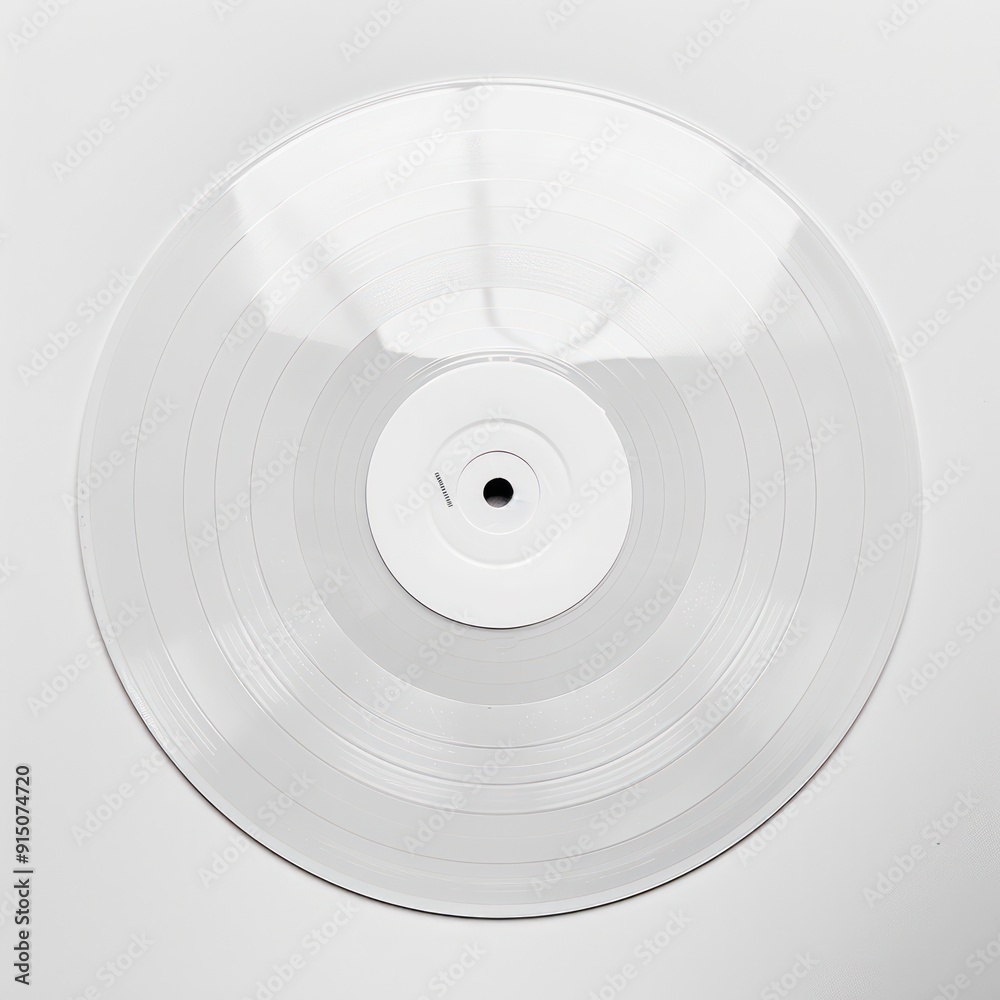 A vinyl disc white bacground. A vinyl disc white bacground.