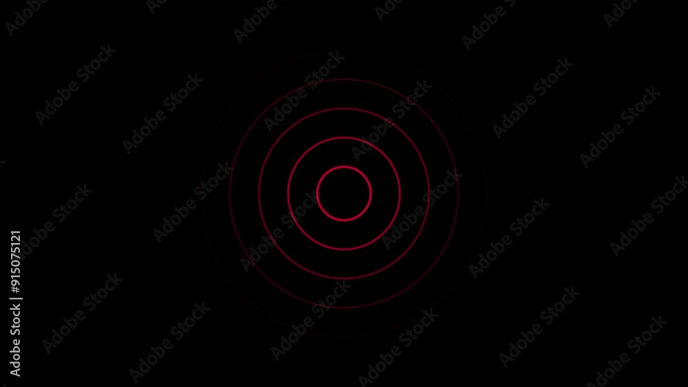 Blue and red light wave radio diffusion. Abstract background. Digital radio waves white circle diffusion animation. Animation Loopable Blue and red light wave radio diffusion. Abstract background. Digital radio waves white circle diffusion animation. Animation Loopable