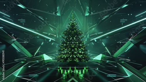 Cyberpunk Christmas Tree
