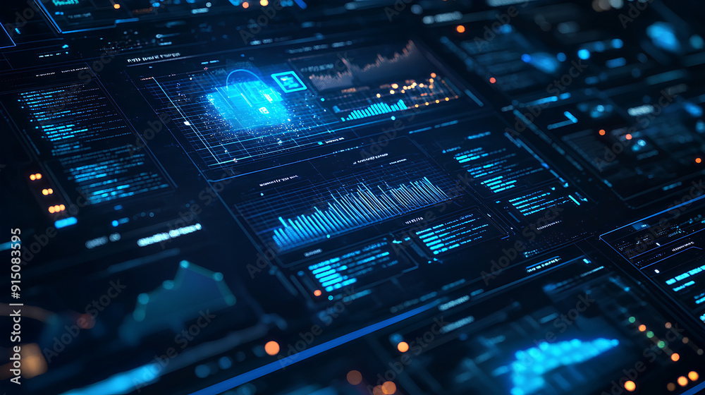Predictive Business KPI Data Technology Dashboard