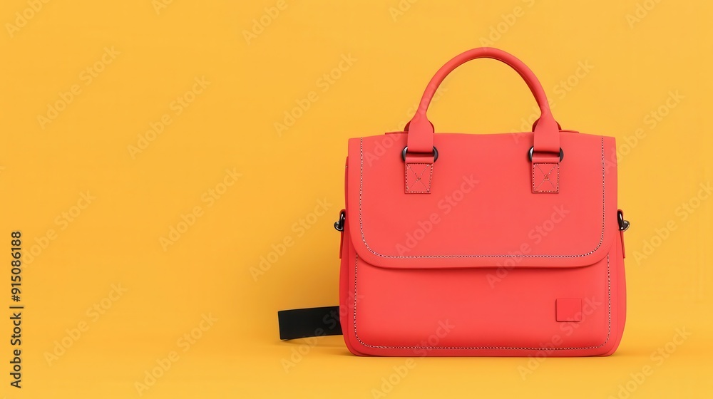 Messenger bag, tech gadgets, flat design illustration Messenger bag, tech gadgets, flat design illustration