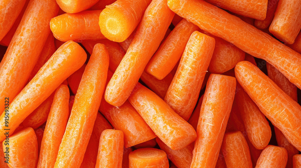 Detailed Close-Up of Fresh Orange Carrots Background Detailed Close-Up of Fresh Orange Carrots Background