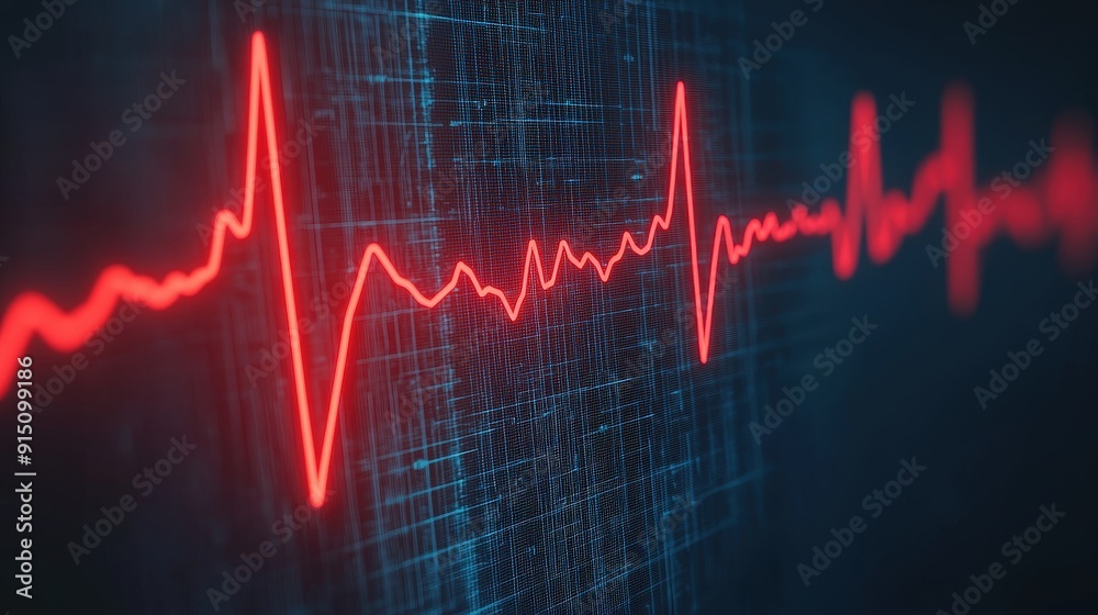 Heartbeat line with an indication for Duchenne awareness.World Duchenne Awareness Day Heartbeat line with an indication for Duchenne awareness.World Duchenne Awareness Day