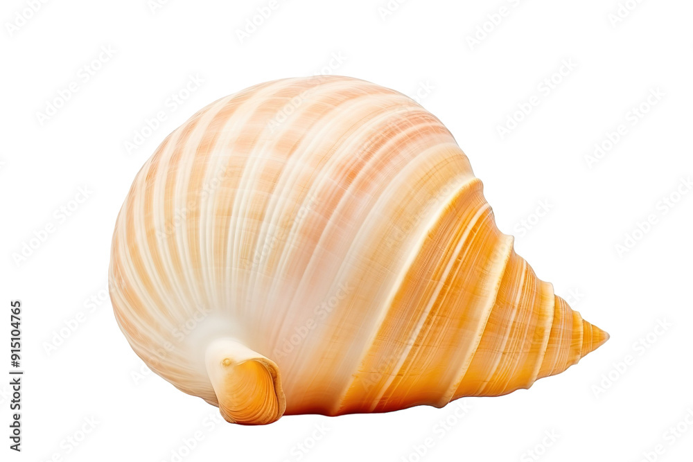 Intricate Textured Seashell Discovered on a Serene Beach at Sunset on Transparent PNG Background. Intricate Textured Seashell Discovered on a Serene Beach at Sunset on Transparent PNG Background.