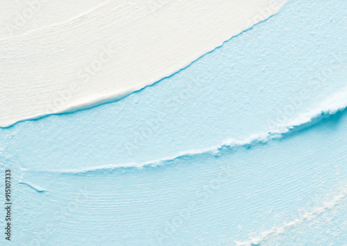 水色のクリーム背景テクスチャー