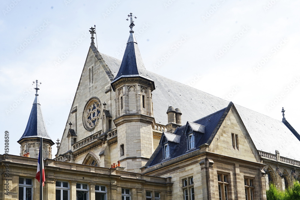Obraz premium Church of Saint Nicholas of Champs in Paris in France
