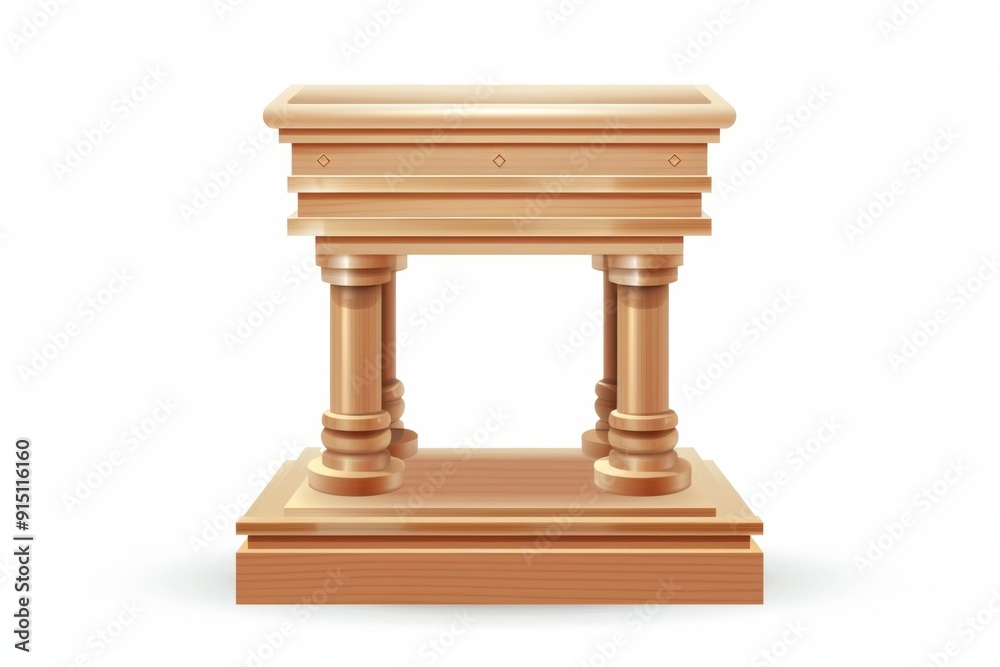Speech stand icon, podium and microphone in conference room, speaker tribune, lecture stand Speech stand icon, podium and microphone in conference room, speaker tribune, lecture stand